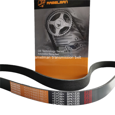 Courroie de pelle hydraulique en promotion pour Daewoo 8PK1350/8PK1290, courroie trapézoïdale à nervures PK, courroie trapézoïdale crantée, courroie trapézoïdale industrielle /8PK1180